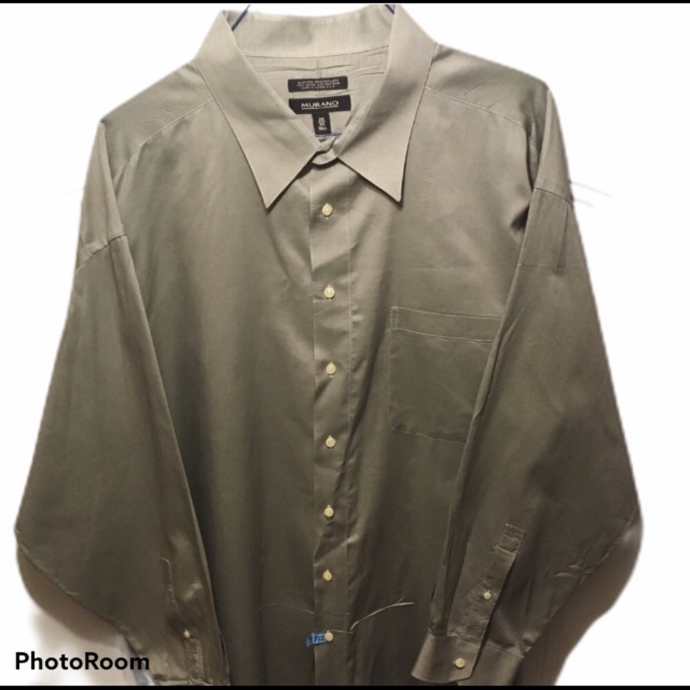 🍁Murano  Gray long sleeve button down